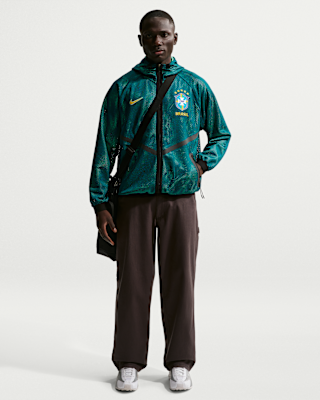 Brazil Men's Nike Dri-FIT Football Anthem Jacket. Nike CA